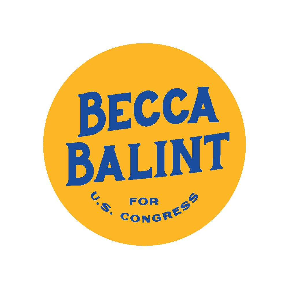Becca Balint for U.S. Congress badge